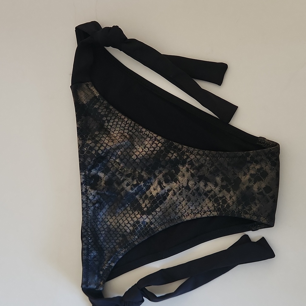 Antigel La Rebelle Python Print Bikini Bottom - Picture 4 of 9
